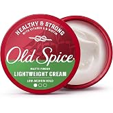 Old Spice Mens Hair Cream, Lightweight Cream, Healthy &amp; Strong with Vitamin E &amp; Biotin, Mens Hair Styling, Low-Medium Hold, Matte Finish, 2.22 oz