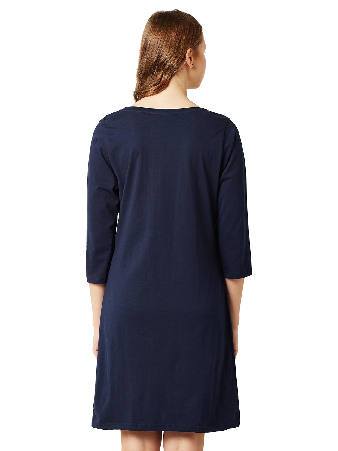 miss chase women's navy blue mini shift dress