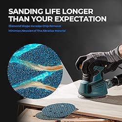 Diamond Shape 5 Inch 120 Grit Sanding