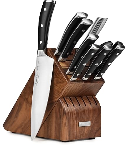 Amazon.com: Wusthof Classic Ikon 16 Piece Knife Set with Walnut