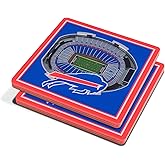 YouTheFan NFL Buffalo Bills 3D StadiumView Coasters - New Era Field