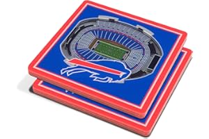 YouTheFan NFL Buffalo Bills 3D StadiumView Coasters - New Era Field
