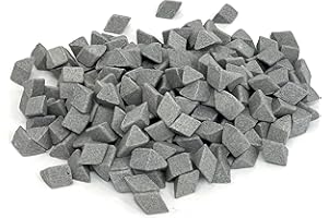 WINONA VAN NORMAN Ceramic Tumbling and Vibratory Media - Small Polyhedron Triangles - 3/8" Size (10lbs)