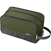 Toiletry Bag for Men Hanging Dopp Kit Water Resistant Shaving Bag Small Toiletry Bag for Traveling (Army Green)