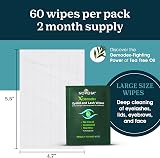 NOVEHA Demodex Eyelid Lash Wipes 60 ct Extra Strength Mites Itchy Eyes Relief view 6