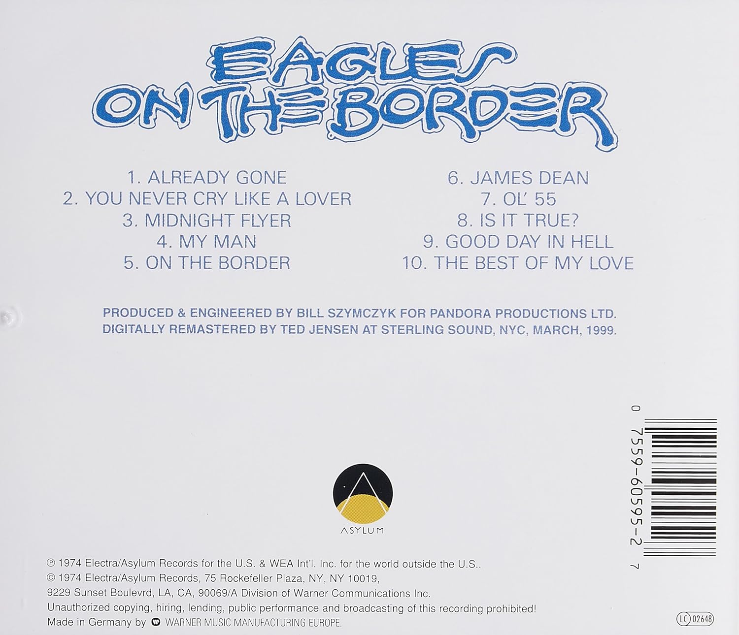 Eagles On The Border Amazon Com Music