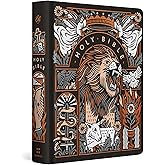 ESV Single Column Journaling Bible, Artist Series, Red Letter (Hardcover, Joshua Noom, The Lion and the Lamb): Holy Bible, English Standard Version