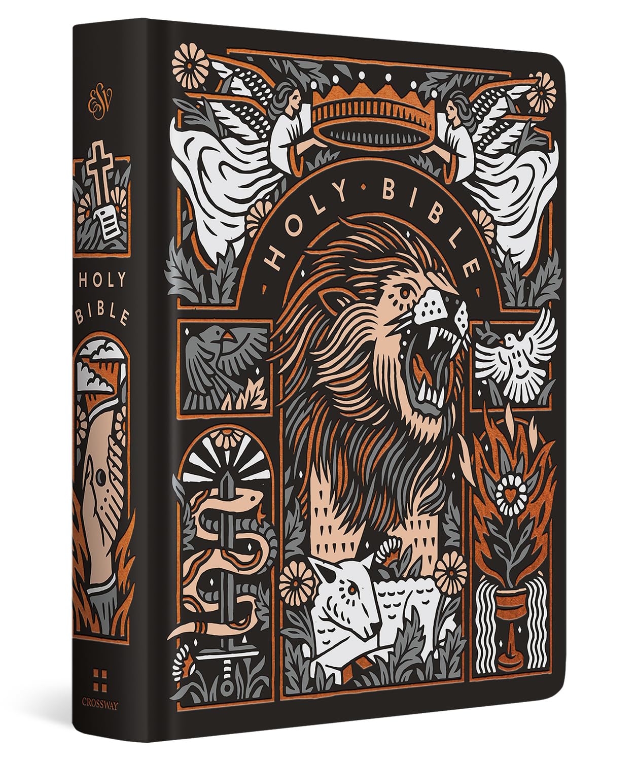 ESV Single Column Journaling Bible, Artist Series (Hardcover, Joshua Noom, The Lion and the Lamb): Holy Bible, English Standard Version ESV Single Column Journaling Bible, Artist Series (Hardcover, Joshua Noom, The Lion and the Lamb): Holy Bible, English Standard Version Hardcover