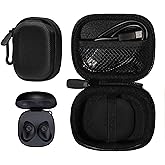 getgear Earbuds Case Compatible with Fitness Bluetooth True Wireless Earbuds (Black)