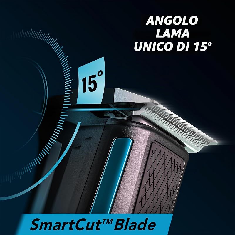 Self Clip 360 Tagliacapelli fai-da-te al litio ricaricabile da uomo
