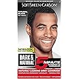 Hair Color for Men by SoftSheen Carson Dark and Natural, 5 Minutes, Natural Looking Gray Coverage for up to 6 weeks, Shampoo-in Permanent Hair Dye, Natural Black, Ammonia Free, 1 Count