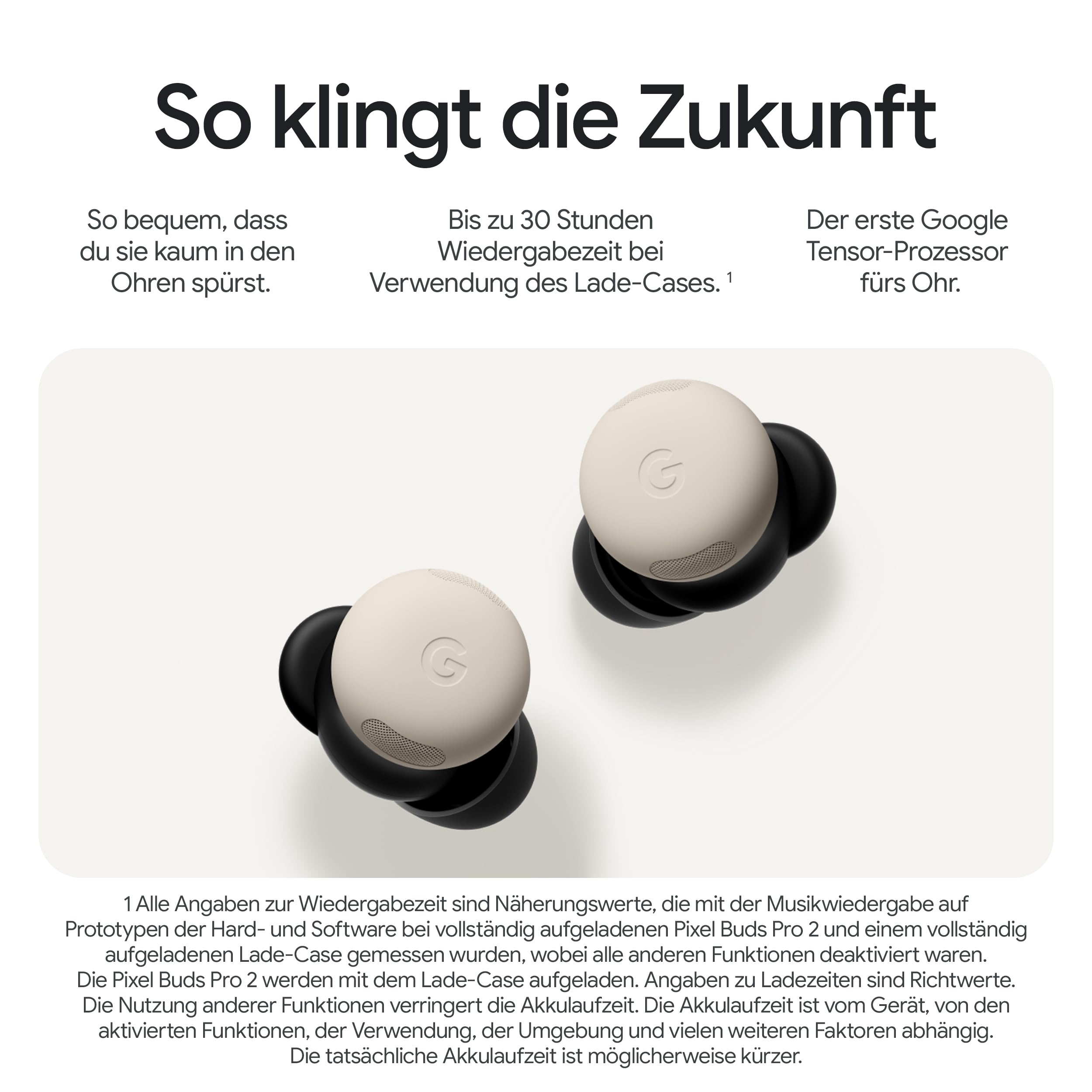 Google Pixel 10 Pro – Android-Smartphone ohne SIM-Lock, mit Gemini, Dreifach-Rückkamerasystem, mehr als 24 Stunden Akkulaufzeit und 6,3 Zoll großem Super Actua-Display – Obsidian, 128GB + Buds Pro 2 8