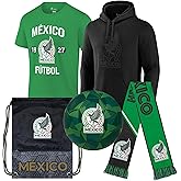 Icon Sports World Cup Ultimate Fan Pack – Officially Licensed 5-Piece Soccer Merch - Shirt, Jersey, Jacket, Scarf, Ball