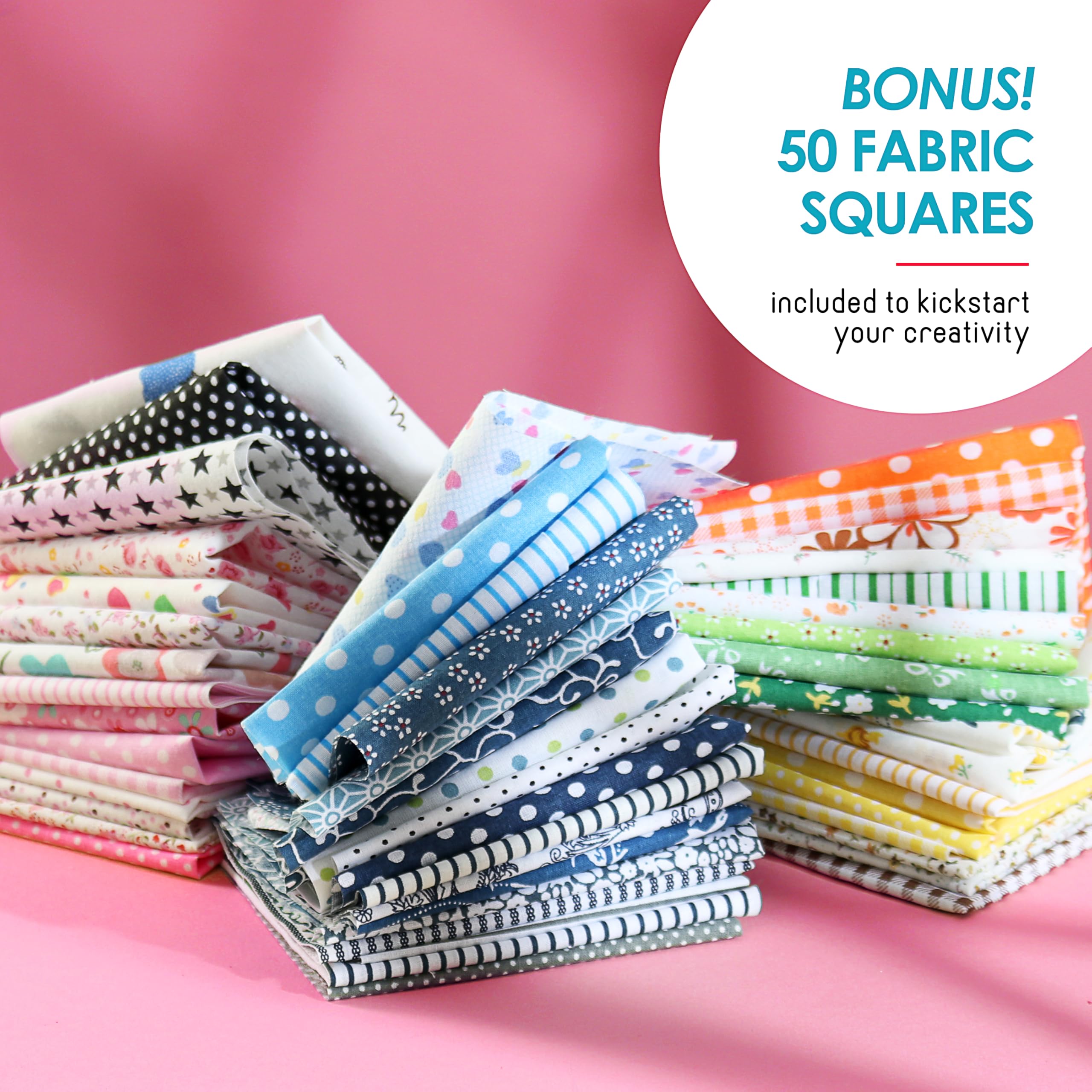 Mini Sewing Machine for Beginners, 122-Piece Portable Sewing Machine, Dual Speed Small Sewing Machine, Adults and Kids Sewing Machine, Travel Beginner Sewing Machines with Sewing Kit and Book, Blue