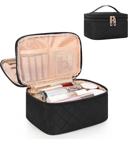 Amazon.com: Cavka Makeup Bag 9.5 x 6 inch Almond Tree in Blossom Purse Pouch  Floral Storage Strap Accessories Portable Organizer Design Cosmetic Vincen  Van Gogh Nice Print PU Leather Toiletry Zipper Travel