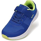 WHITIN Kids Wide Toe Box Running Tennis Shoes + Zero Drop Sole Sport Sneakers for Boys/Girls