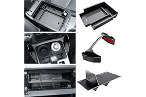 DIAMOOKY 3PCS Center Console Organizer Compatible with Toyota 4Runner 2024 2023 2022 2021 2020 2019-2010 Glove Box Organizer Gear Shift Tray Armrest Storage Box 5th Gen 4 Runner Accessories