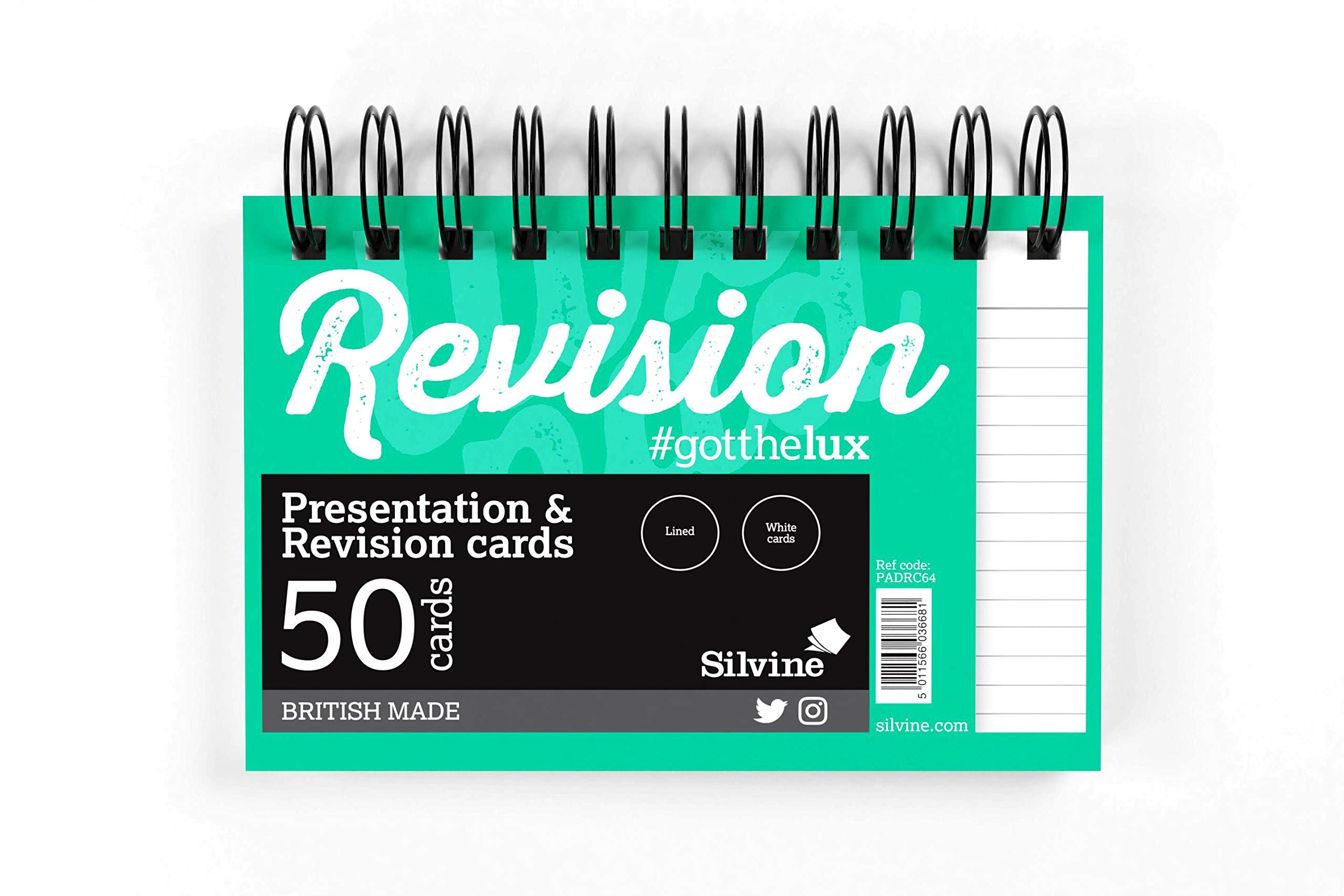 Luxpad A6 Wirebound Revision & Presentation Cards