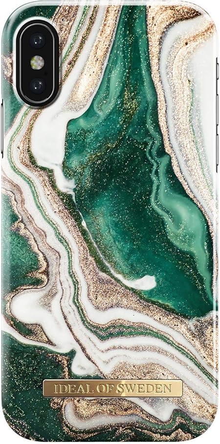 Ideal Of Sweden Handyhulle Fur Iphone X Xs Golden Jade Marble Amazon De Elektronik