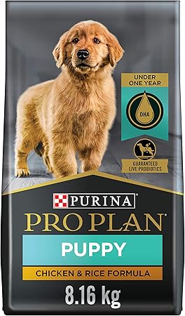 Amazon Com Purina Pro Plan Dry Puppy Food Focus Chicken Rice Formula 18 Lb Bag Pet Supplies