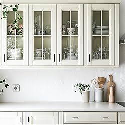 JOY DECOR 40 Pack Cabinet Handles, Black Cabinet