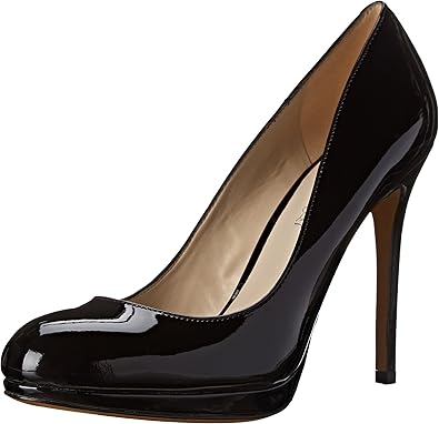 aldo black patent heels