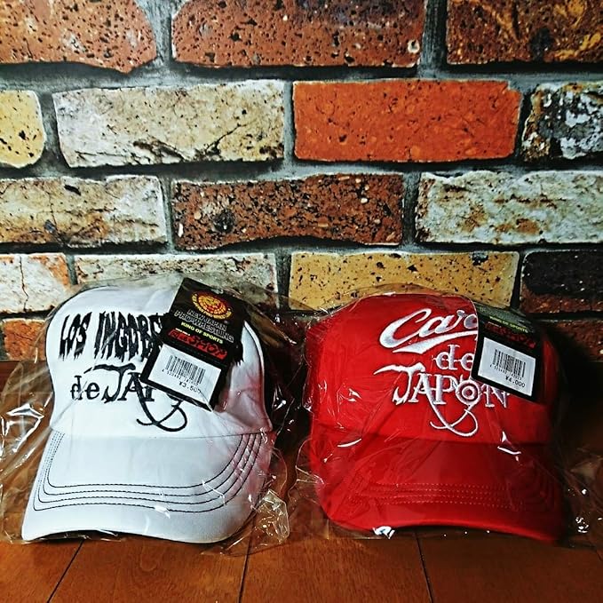 Amazon ロス インゴベルナブレス デ ハポン カープ キャップ 広島 Carp 内藤哲也 ロスインゴ 新日本プロレス Lijキャップ ホワイト キャップ 通販