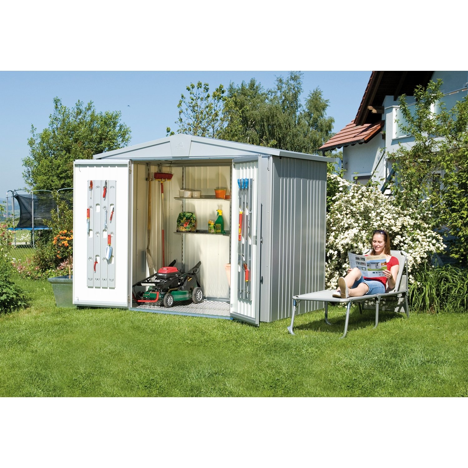 Cobertizo metalico galvanizado | Cobertizo