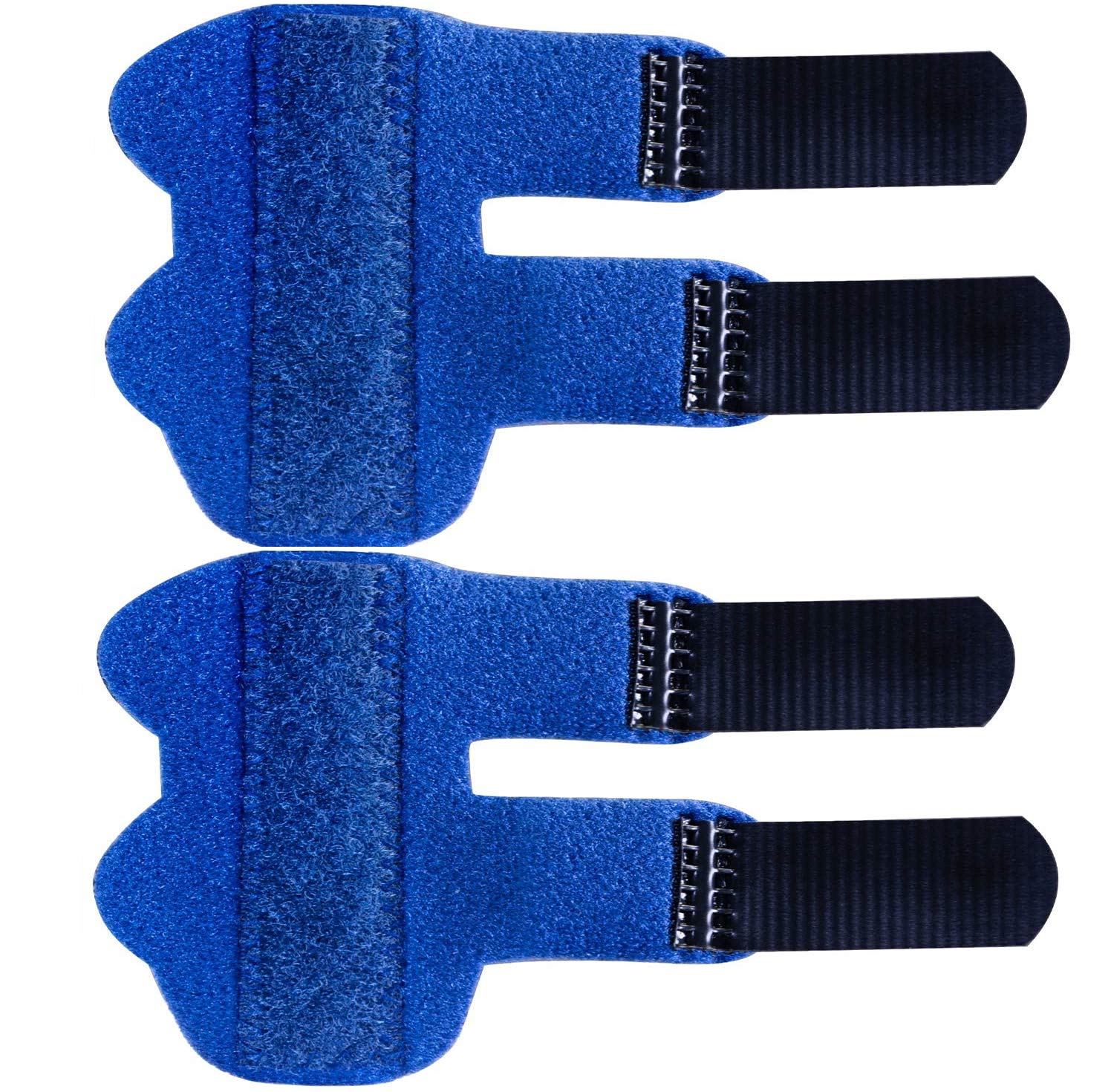 BOBOZHONG Trigger Finger Splin,2PCS Finger Support Splint,Finger strap,Adjustable Aluminium Support for Extension Straightening for tendons Release and Pain Relief