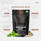 Alpha01 Organic Astragalus 2100mg Vegan Capsules 90 Count view 2