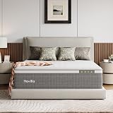 Novilla 14 Inch King Mattress,King Size Hybrid Mattress with Cool-Touch Nylon Cover,Gel Memory Foam & Pocketed Coils for Spinal Alignment Support & Pressure-Free Relaxation CertiPUR-US Certified