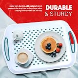 Essen 2-Pack Serving Tray Set Non-Slip with Handles 16 x 11 in Black view 6