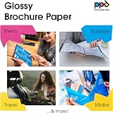PPD 50 Sheets A4 Inkjet Brochure Paper 140gsm Glossy Double Sided view 5