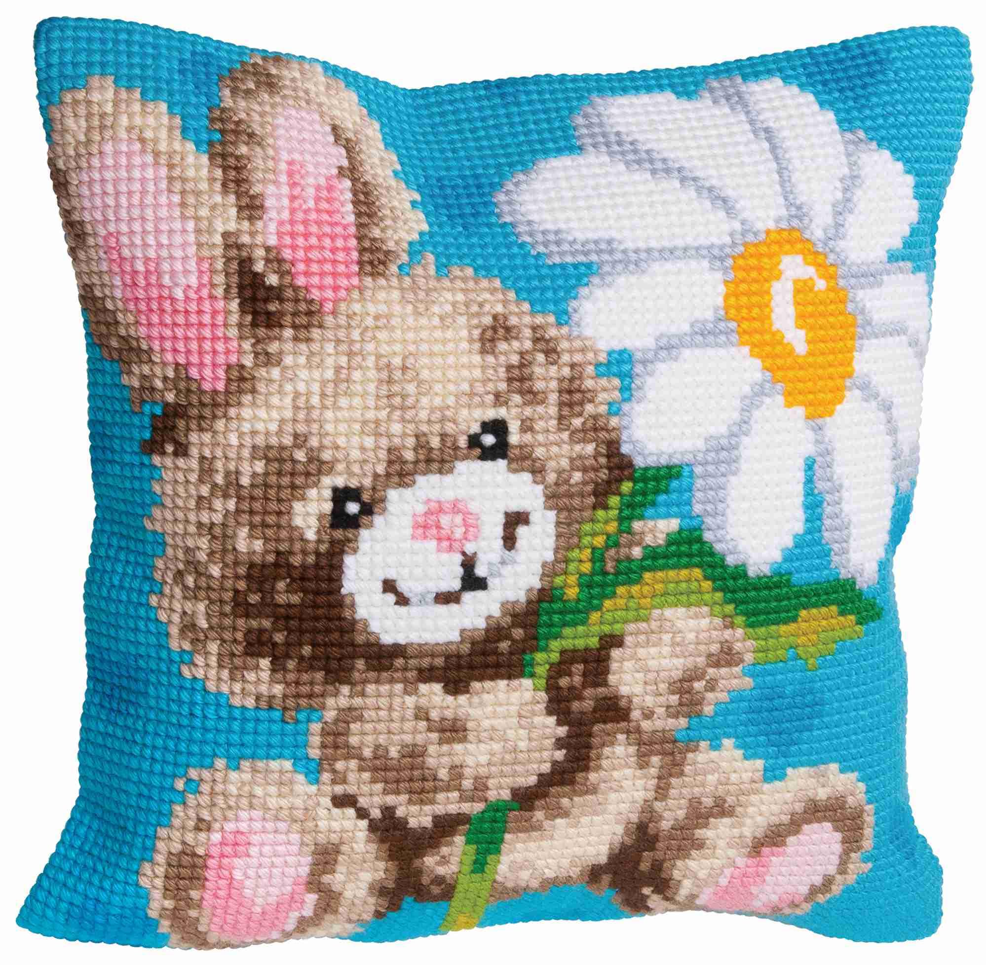 Collection D'Art Cross Stitch Cushion: Mr Jeannot