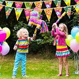 FEPITO Hawaiian Bunting Banners 2 Pack 6 Meters Luau Tropical Party Decor view 6