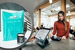 Choice Marts 100 Teal Bags for Small Business
