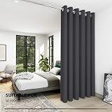 Deconovo Room Divider 78x114 Inch Blackout Curtain Thermal Insulated view 5