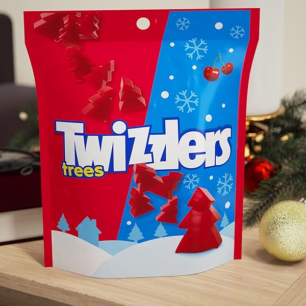 TWIZZLERS CHERRY FLAVORED TREES, 7.1 OZ BAG