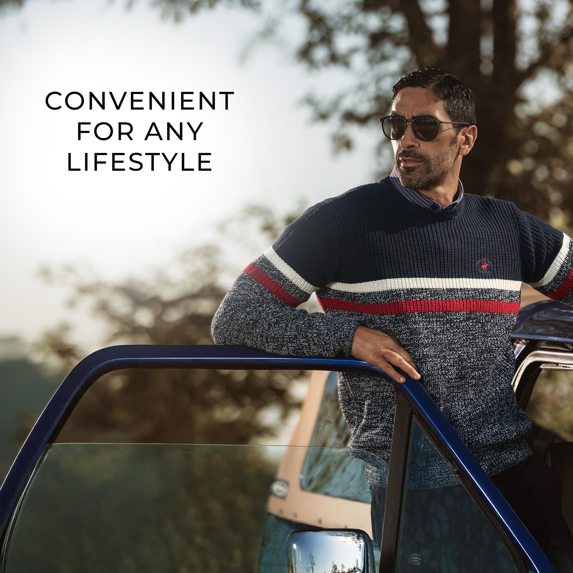 Beverly Hills Polo Club BHPC Men's Essential Collection - Blue Scent Fragrance Set | EDT, Deodorant Body Spray & After Shave Lotion | Long-Lasting, Sophisticated Grooming Gift for Him