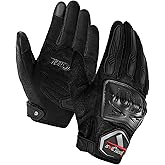 BORLENI Motorcycle Riding Gloves Touch Screen Full Finger Glove Motocross Road Racing Bike Outdoor Sports for Women Men