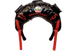 Suples Bulgarian Bag®-Model Original, Black Vinyl, Made, Including The Instructional Video from The Inventor Coach Ivan Ivanov (Wrestling, Fitness, Crossfit)