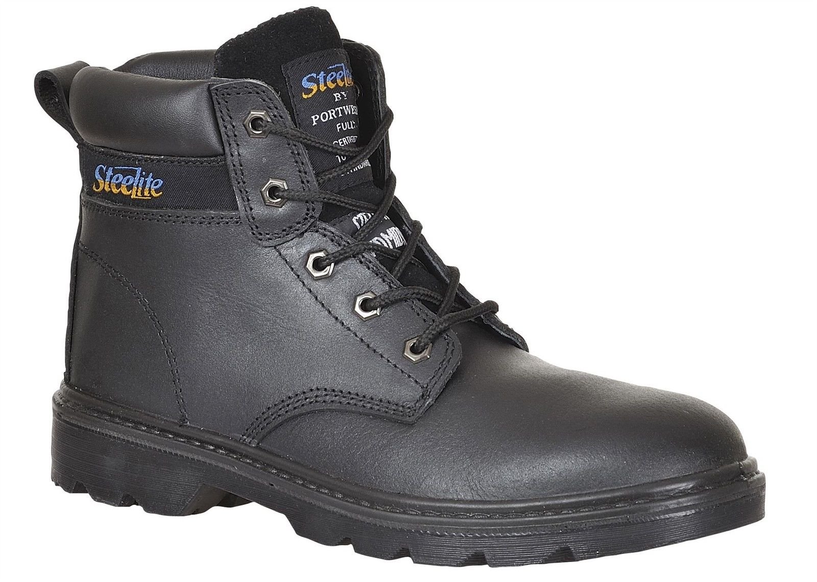 Portwest Steelite Thor Boot S3, Size: 41, Colour: Black, FW11BKR41
