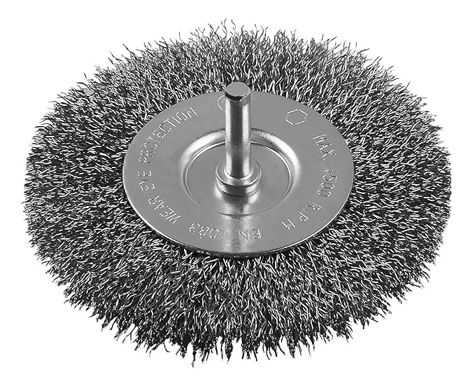Bosch Scheibenbürste (Metall, gewellter Draht, Ø 100 mm, für Bohrmaschinen/ Schrauber)