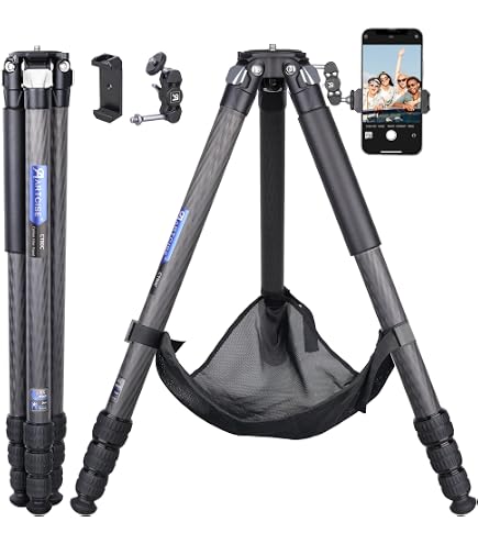 ARTCISE AS75C+LB44 Carbon Fiber Tripod – 68.1” Travel Tripod With 44mm Ball Head & Case