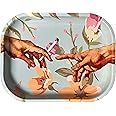 Rolling Tray “Floral Hands” 5.5” x 7" Tobacco Smoke Accessories - Tray God