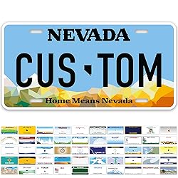 Custom Nevada License Plate, Personalized License