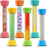 Special Supplies Liquid Motion Bubbler Toy Cool Tubes Colorful Hourglass Timer with Droplet Movement, Bedroom, Sensory Play for Home or School (Style 1)