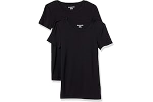 �鶹�� Essentials Womens Slim-Fit Short-Sleeve Crewneck T-Shirt