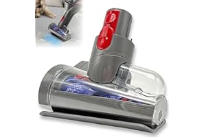 VACEXT for Dyson V7 V8 V10 V11 V15 Vacuum Cleaners - Mini Motorized Brush Head - Pet Hair Removal Vacuum Attachment, Mini Hair Screw Tool for Carpeted Stairs, Couch Cushions, Upholstery & Car Carpet