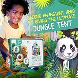 W&O Jungle Adventure Play Tent with Jungle Sounds for Kids - Pop Up Tent view 6